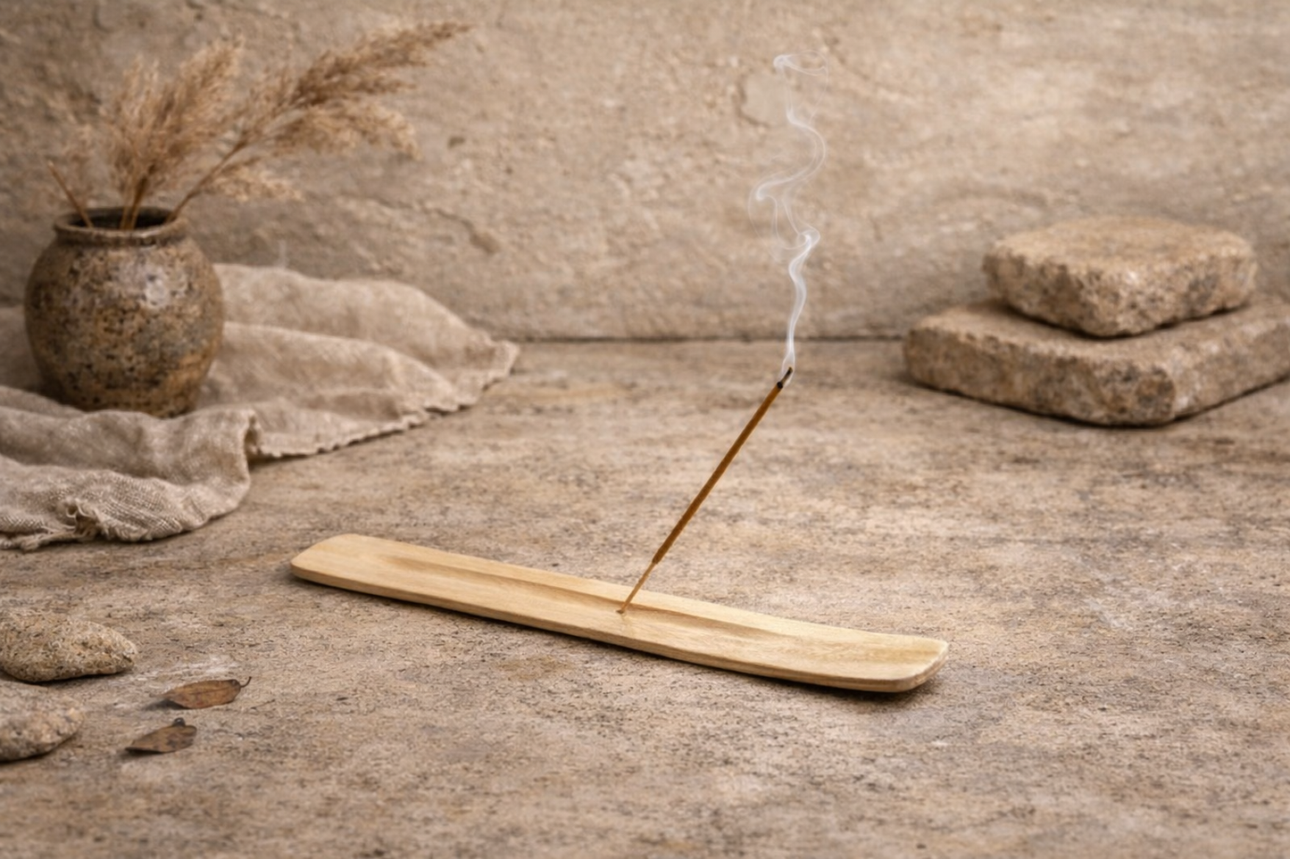 Porte-encens en bois