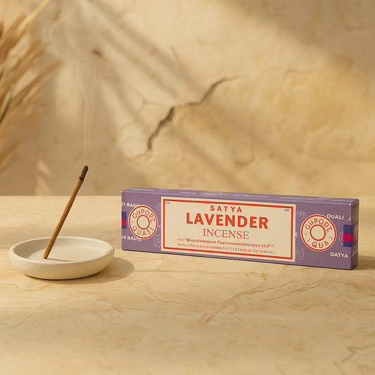Encens Lavande Satya - Bâtons d'encens pour détente et sommeil réparateur

