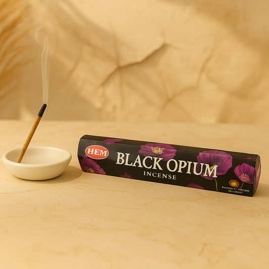 Encens Black Opium HEM - Bâtons d'encens mystique pour détente profonde
