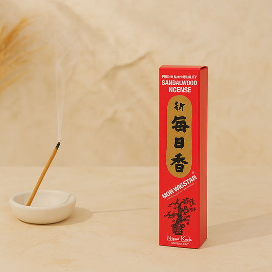 Encens Santal Morning Star Nippon Kodo - Low smoke pour concentration au travail

