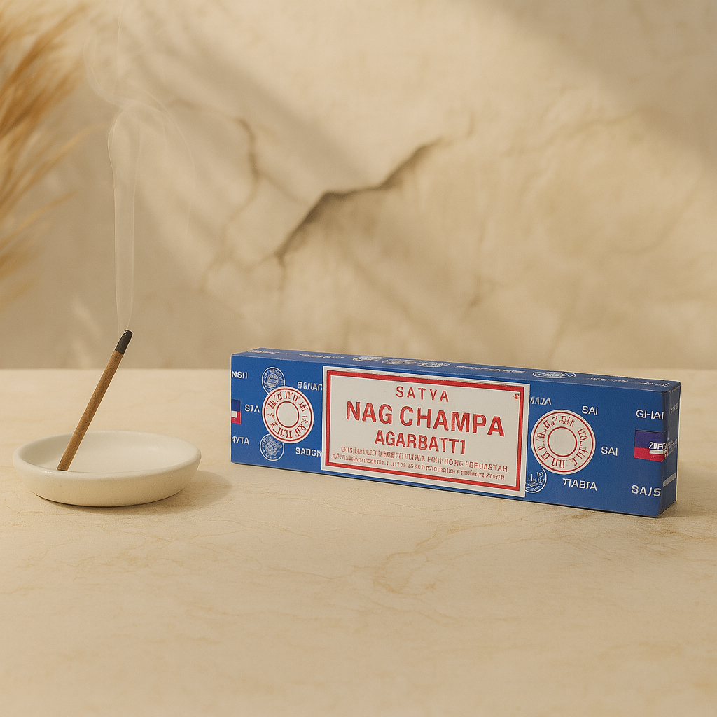 Encens Nag Champa Satya - Bâtons d'encens pour méditation et yoga


