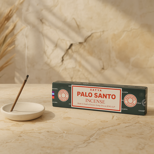 Encens Palo Santo Satya - Bâtons d'encens bois sacré pour purification douce
